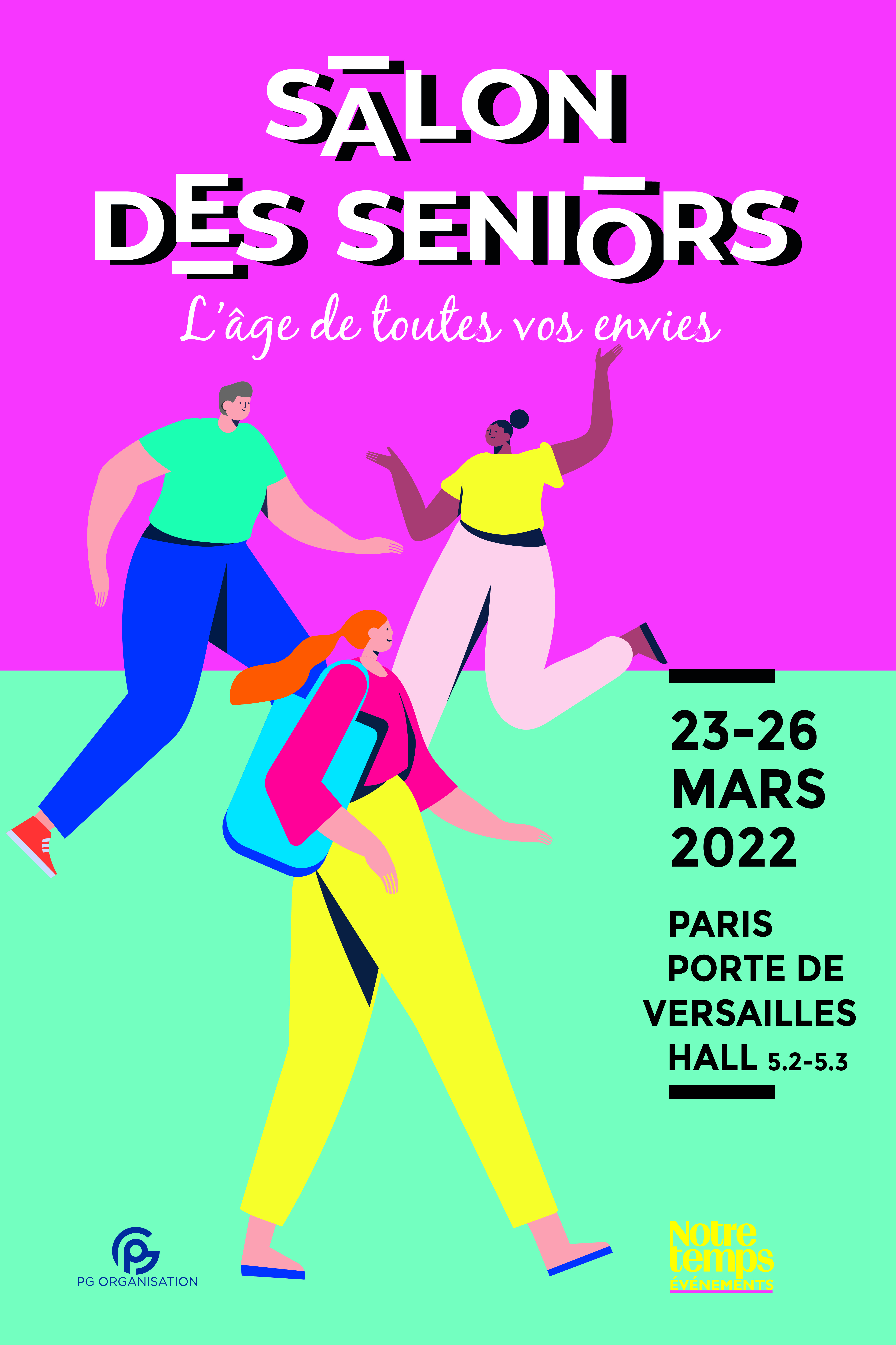 Affiche du Salon des Seniors 2022